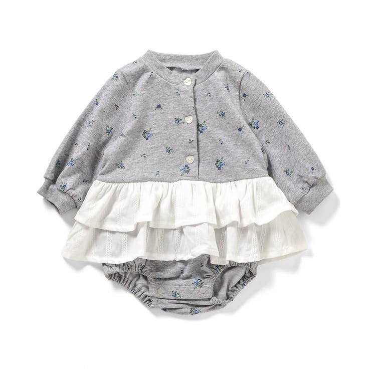 グレー | 【リンク】ペプラムフリルボディースーツ  | F.O.Online Store