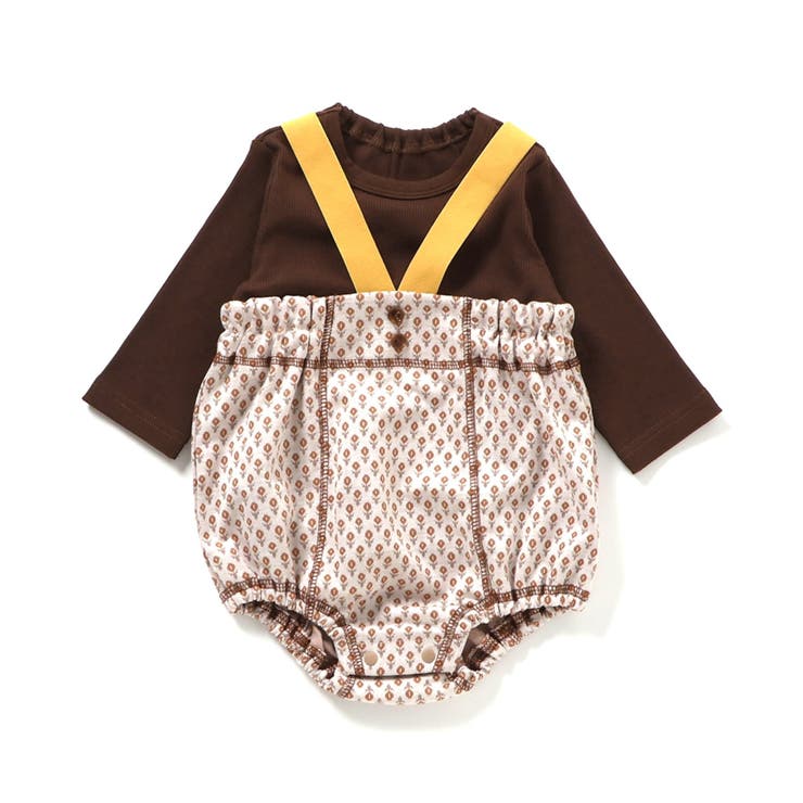 【2Pセット】ジャガードサロペット&長袖インナー | F.O.Online Store | 詳細画像1 