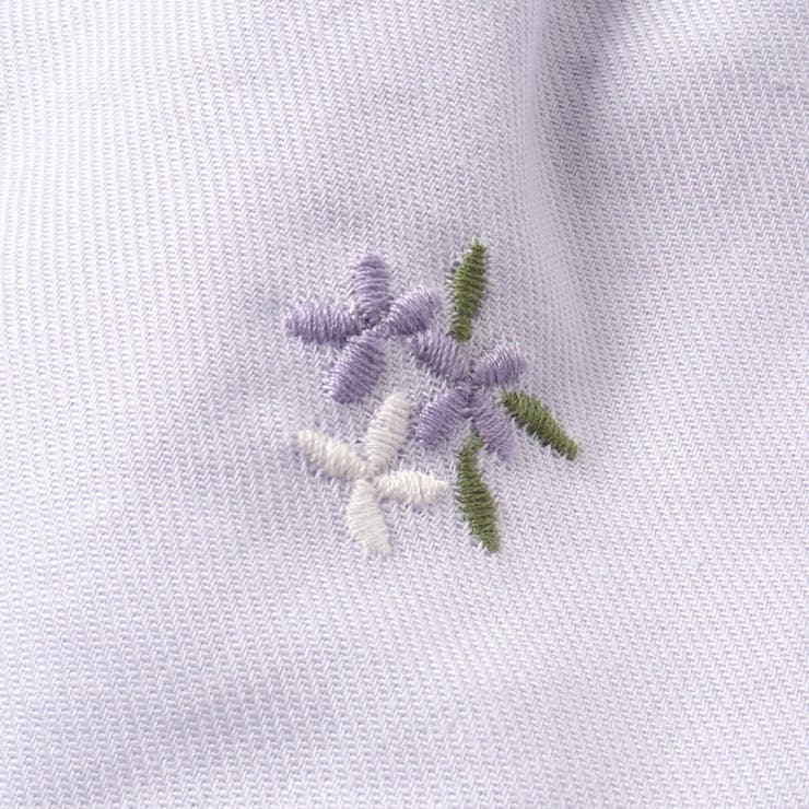 キンモクセイ・アジサイ刺繍カバーオール[品番：FOKK0016679