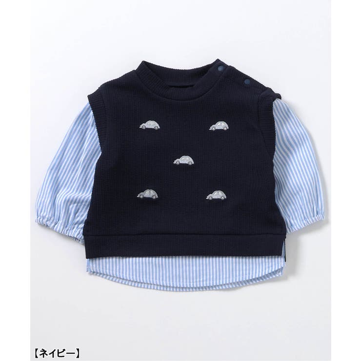 モチーフ刺繍ベストレイヤードセットアップ | F.O.Online Store | 詳細画像15 