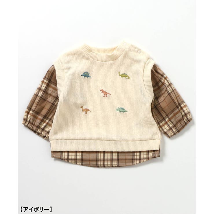 モチーフ刺繍ベストレイヤードセットアップ | F.O.Online Store | 詳細画像2 