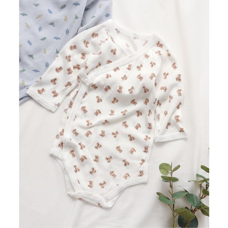 ベビー長袖リブグレコ肌着 | F.O.Online Store | 詳細画像1 