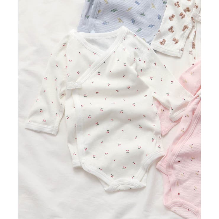 オフホワイト | ベビー長袖リブグレコ肌着 | F.O.Online Store