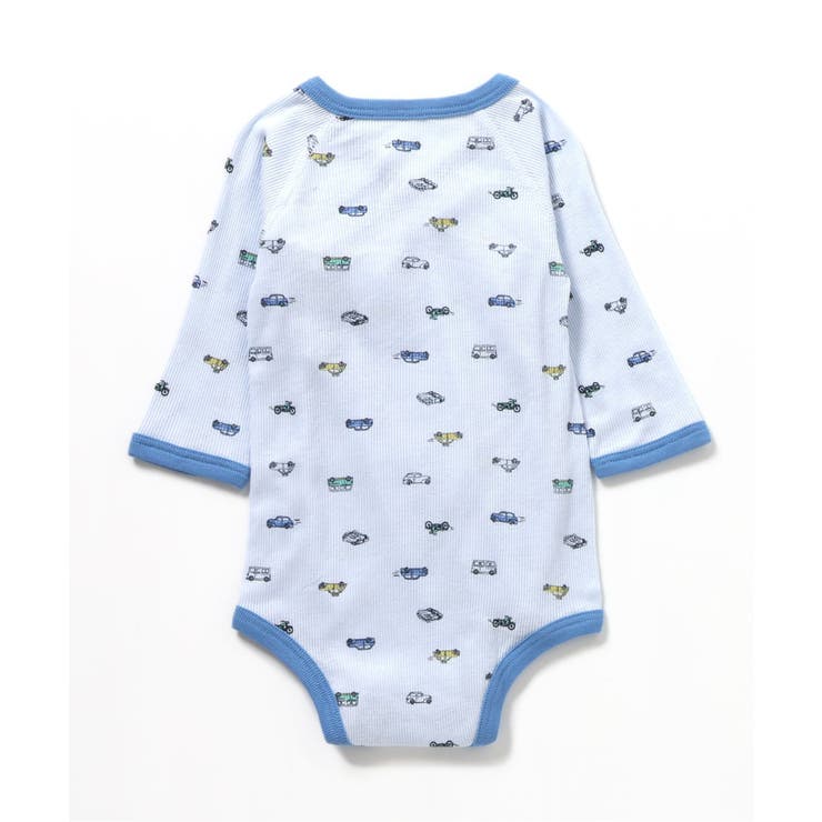 ベビー長袖リブボディ肌着 ワンポイント・総柄 | F.O.Online Store | 詳細画像2 