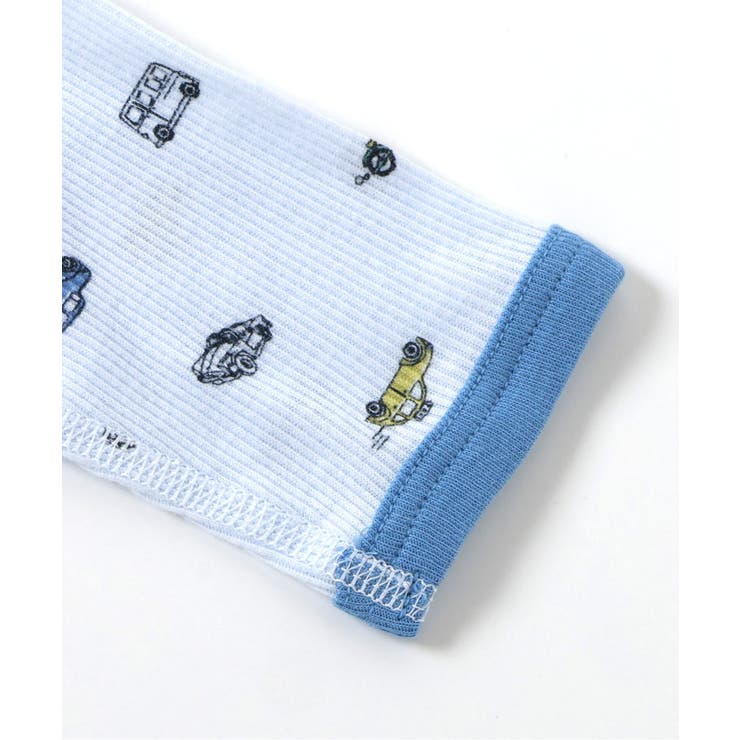 ベビー長袖リブボディ肌着 ワンポイント・総柄 | F.O.Online Store | 詳細画像4 