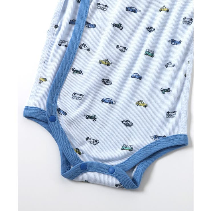 ベビー長袖リブボディ肌着 ワンポイント・総柄 | F.O.Online Store | 詳細画像7 
