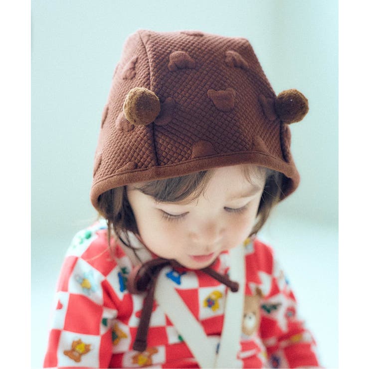 ブラウン | tiny bear Palette ジャガードボンネット | F.O.Online Store