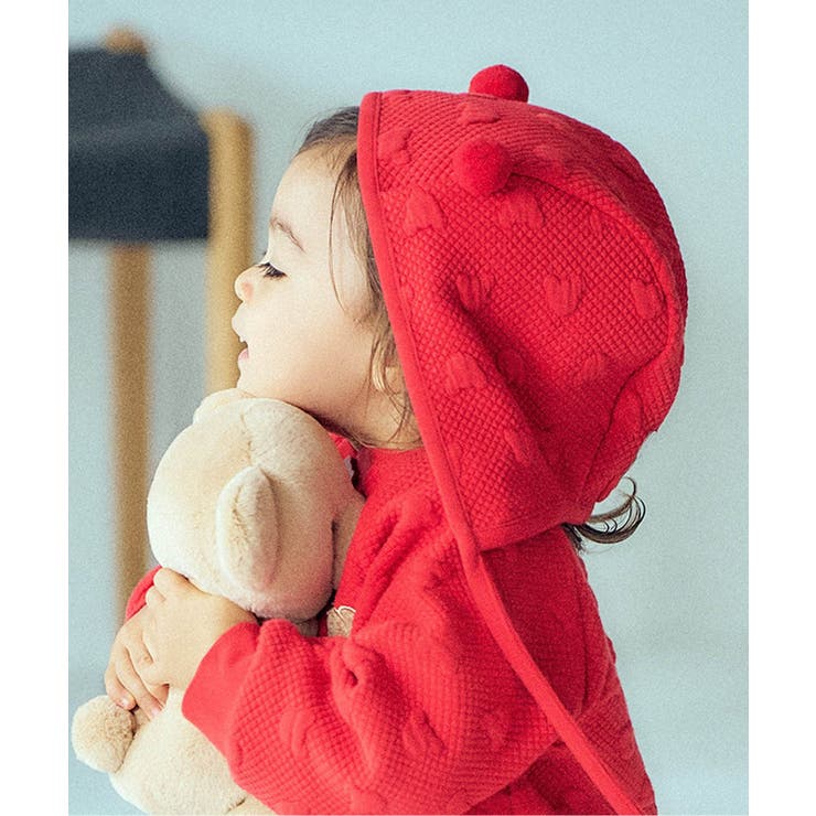 レッド | tiny bear Palette ジャガードボンネット | F.O.Online Store