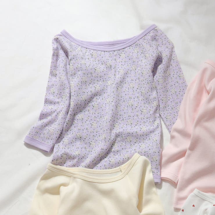 ラベンダー | GIRLS深あき長袖肌着 | F.O.Online Store