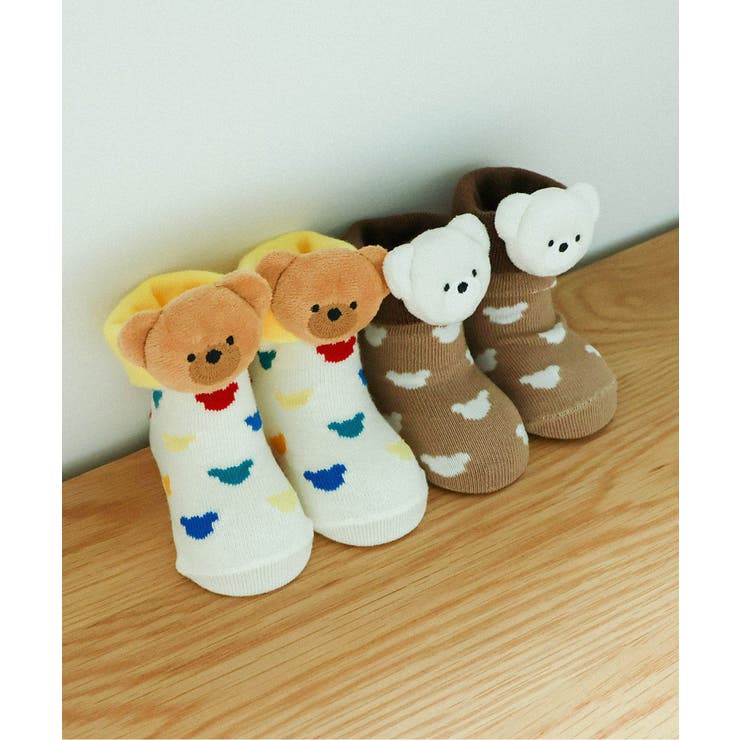 tiny bear Palette ラトル付きソックス | F.O.Online Store | 詳細画像3 