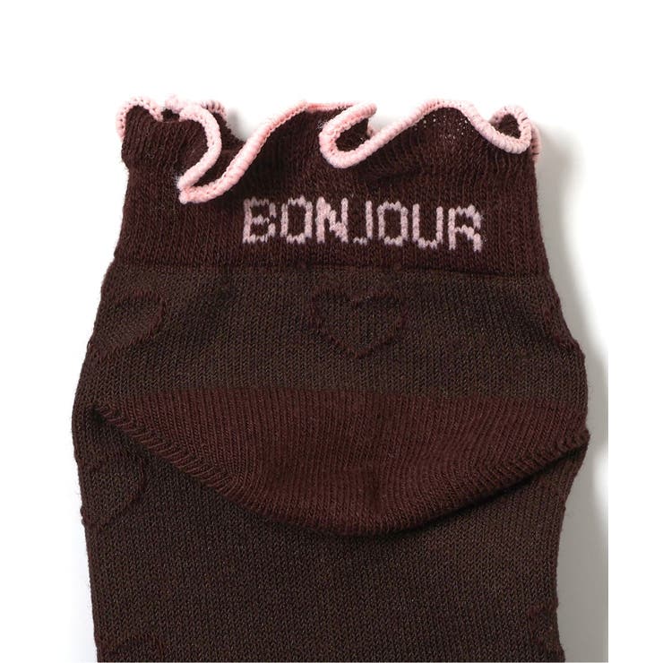 ハート・お花透かし柄ショートソックス | F.O.Online Store | 詳細画像2 