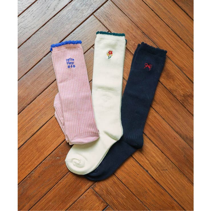 ワンポイント刺繍ハイソックス | F.O.Online Store | 詳細画像10 