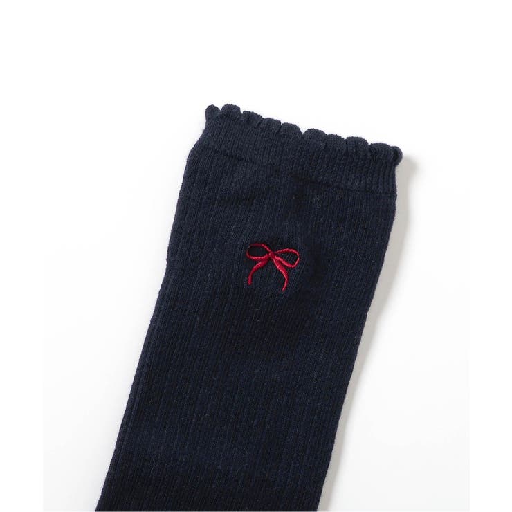 ワンポイント刺繍ハイソックス | F.O.Online Store | 詳細画像2 