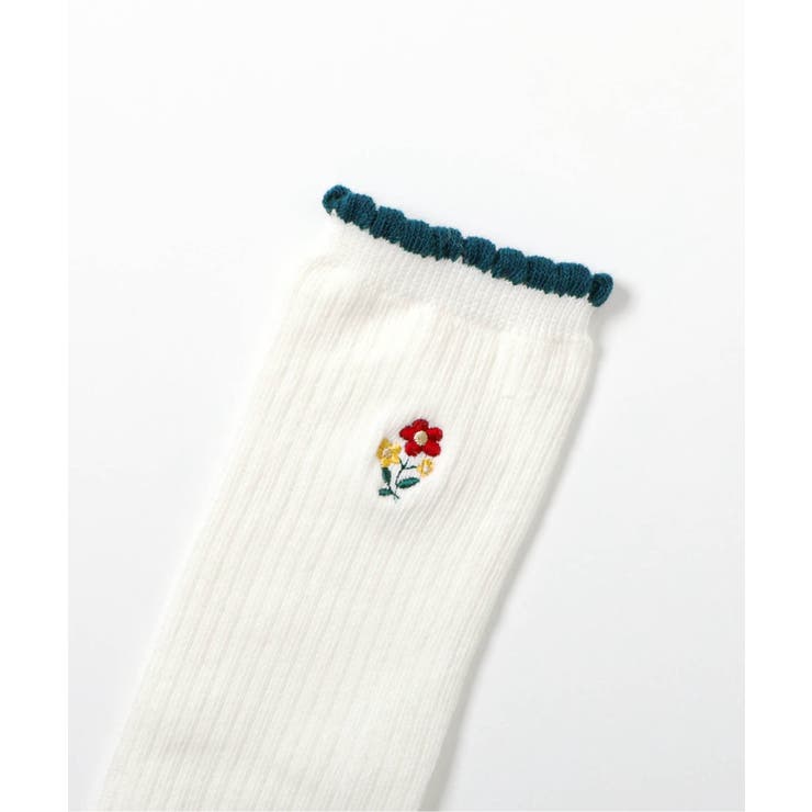 ワンポイント刺繍ハイソックス | F.O.Online Store | 詳細画像3 