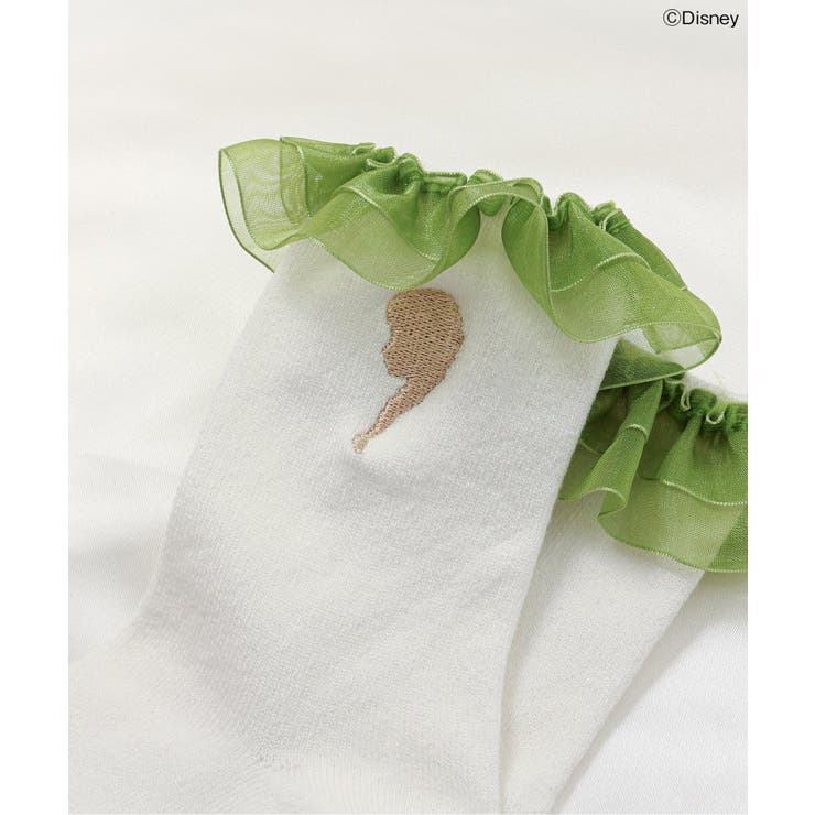 アイボリー | ディズニーキャラクターフリルソックス | F.O.Online Store