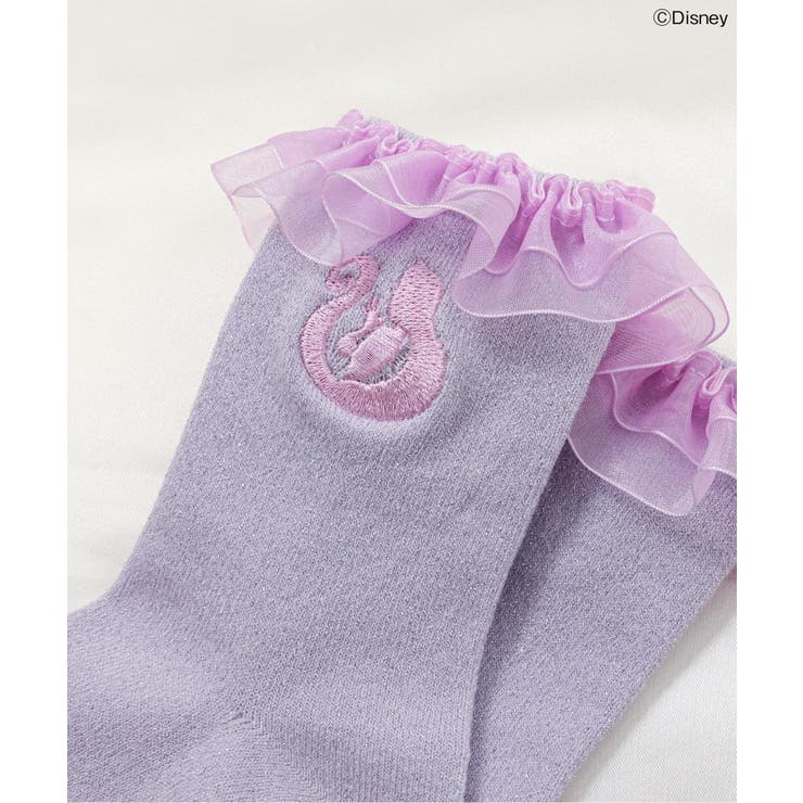 ラベンダー | ディズニーキャラクターフリルソックス | F.O.Online Store
