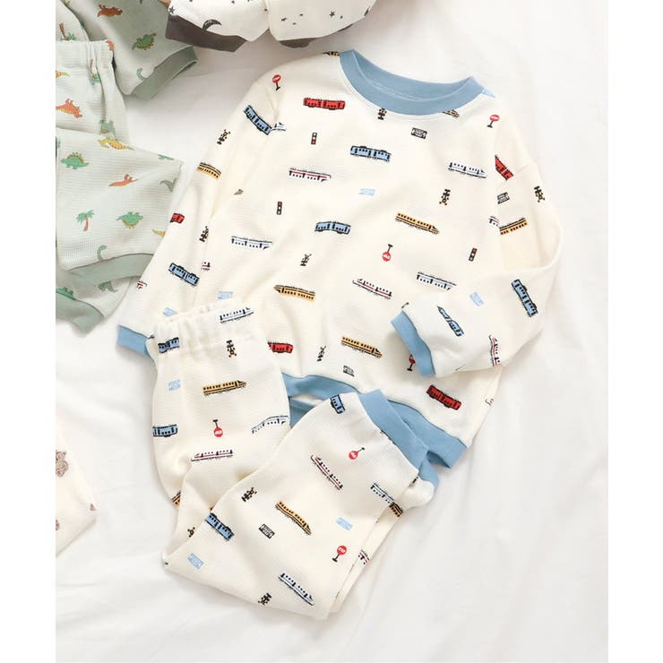 オフホワイト | BOYSバラエティワッフルパジャマ | F.O.Online Store
