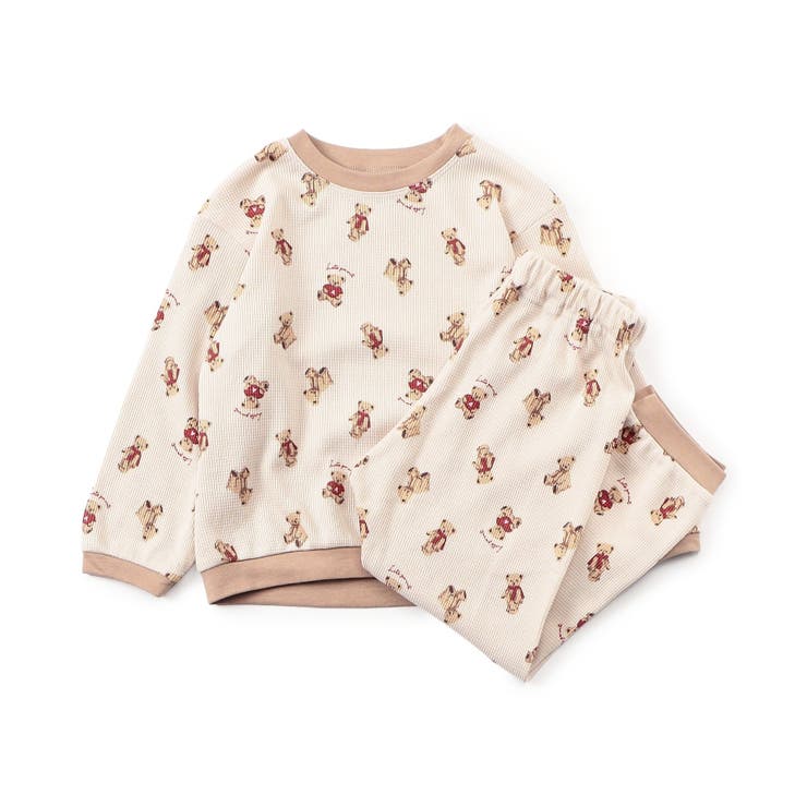 ベージュ | BOYSバラエティワッフルパジャマ | F.O.Online Store