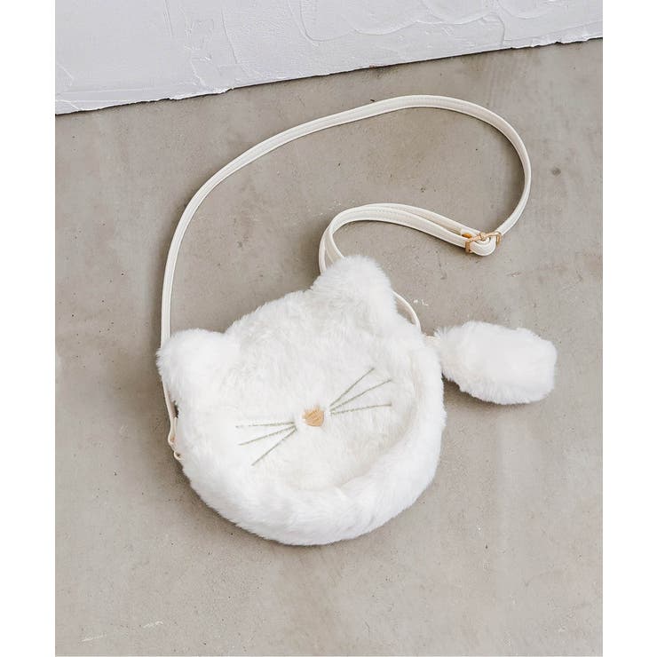 アイボリー | ねこちゃんファーポシェット | F.O.Online Store