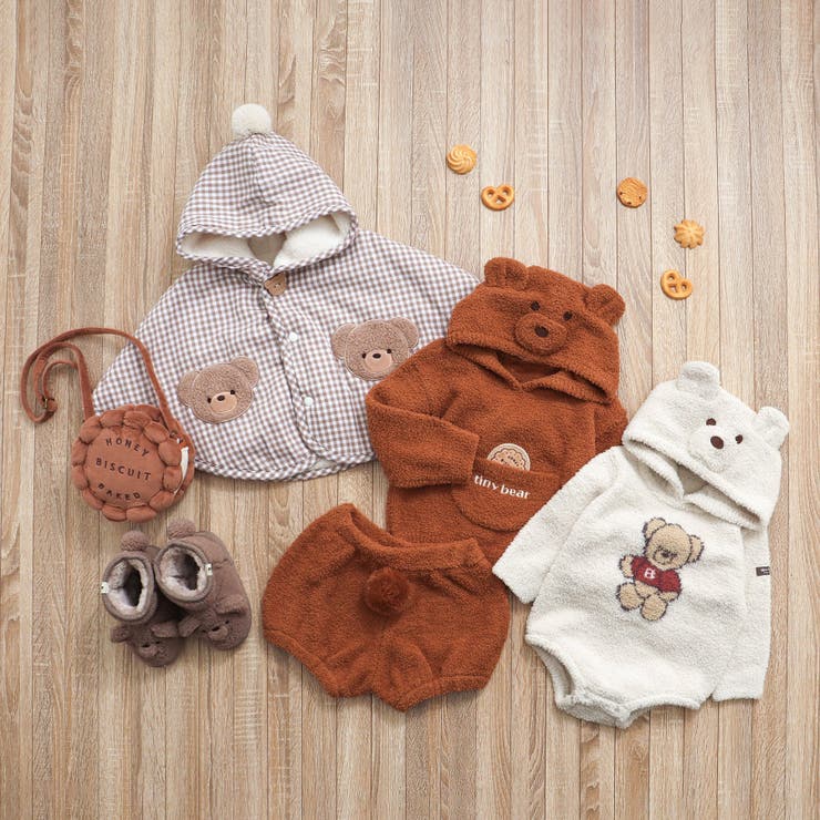 tiny bear ビスケットポシェット[品番：FOKK0016950]｜F.O.Online