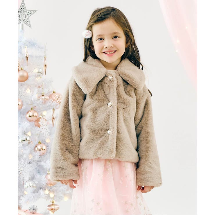 ベージュ | ファーショートジャケット | F.O.Online Store