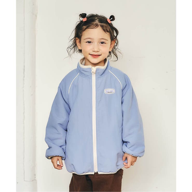 サックス | 【2WAY】リバーシブルフリースアウター  | F.O.Online Store
