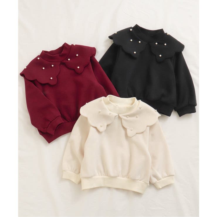 裏シャギースカラップ衿トレーナー | F.O.Online Store | 詳細画像14 