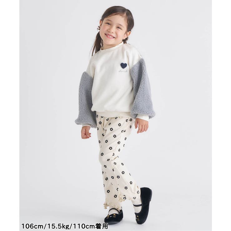 ハート刺繍袖ボアトレーナー | F.O.Online Store | 詳細画像5 