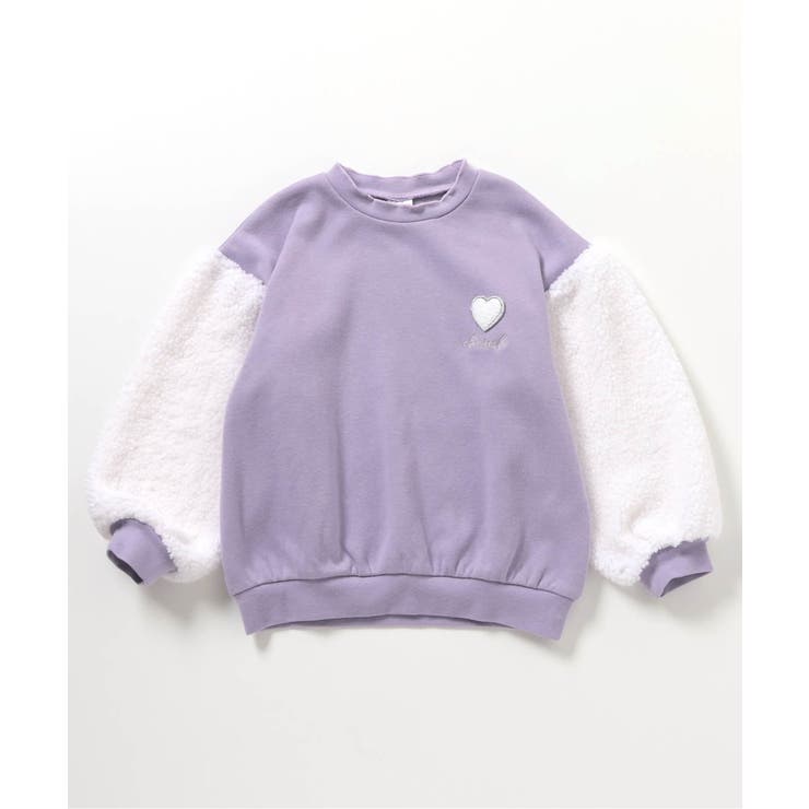 ハート刺繍袖ボアトレーナー | F.O.Online Store | 詳細画像7 