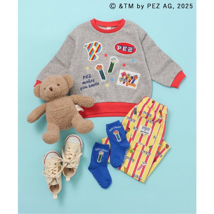 WEB限定 PEZ×tiny bear ワッペン＆刺繍トレーナー | F.O.Online Store | 詳細画像15 