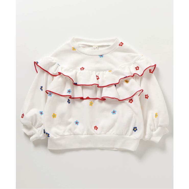 フラワー・無地メロウフリルトレーナー | F.O.Online Store | 詳細画像11 