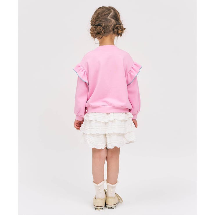 フラワー・無地メロウフリルトレーナー | F.O.Online Store | 詳細画像17 