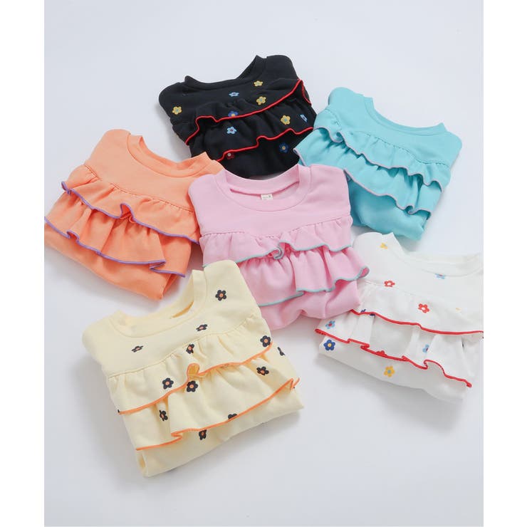 フラワー・無地メロウフリルトレーナー | F.O.Online Store | 詳細画像19 