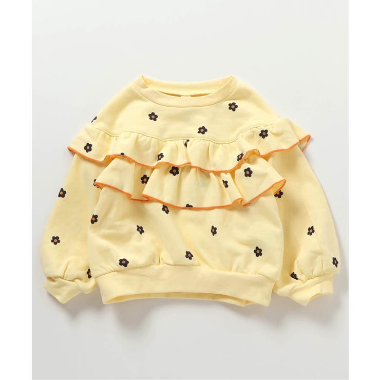 フラワー・無地メロウフリルトレーナー | F.O.Online Store | 詳細画像2 