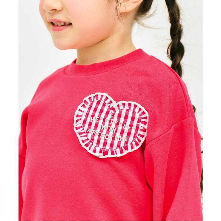 ハートフリルポケットゆったりトレーナー | F.O.Online Store | 詳細画像12 