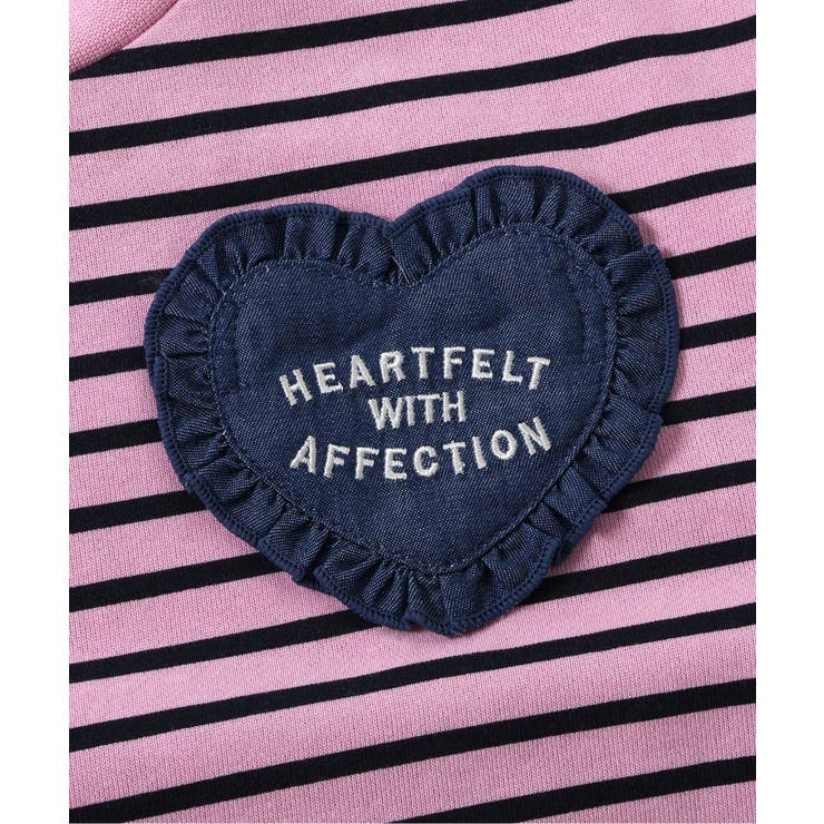 ハートフリルポケットゆったりトレーナー | F.O.Online Store | 詳細画像2 