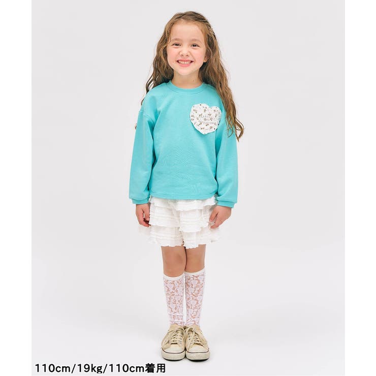 ハートフリルポケットゆったりトレーナー | F.O.Online Store | 詳細画像5 