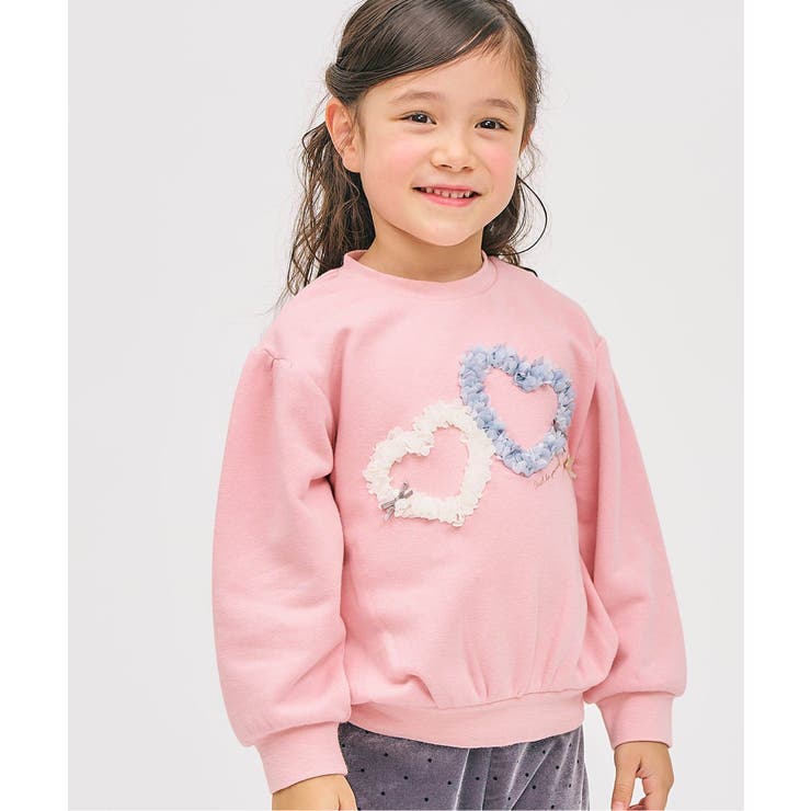 ピンク | 3柄GIRLS立体モチーフトレーナー_RP | F.O.Online Store