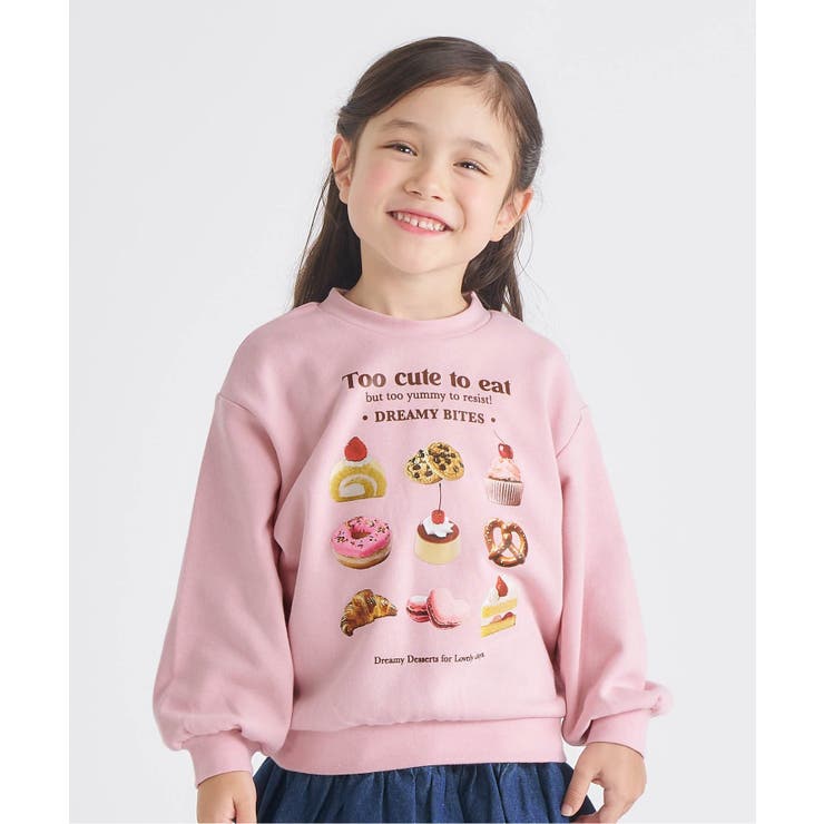 ピンク | GIRLS転写モチーフトレーナー | F.O.Online Store