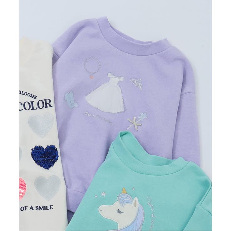 ラベンダー | 5柄バラエティモチーフトレーナー | F.O.Online Store