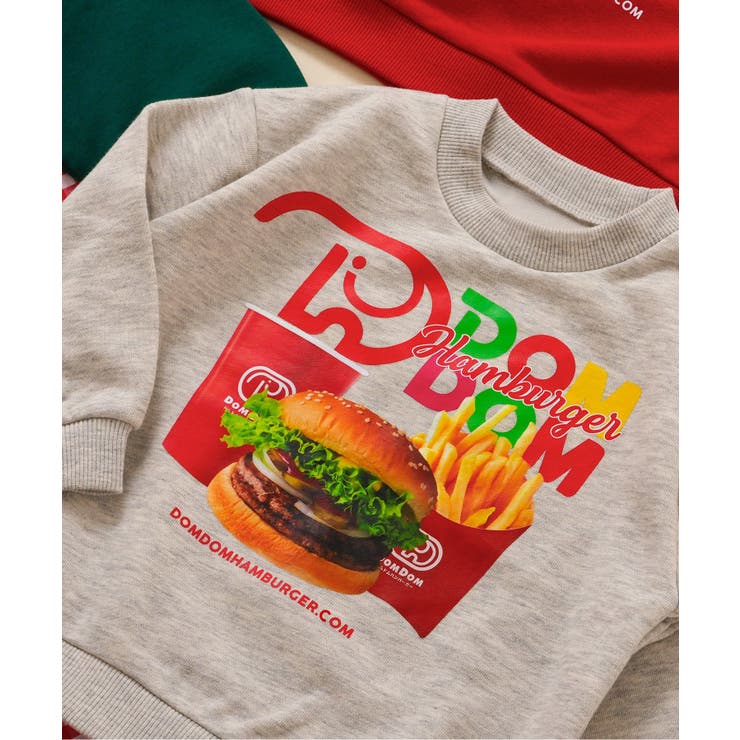 ハンバーガーのトレーナー　　ロメインレタス ハンバーガーのトレーナー ロメインレタス