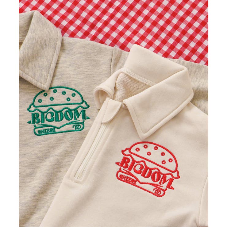 WEB限定 ドムドムハンバーガー ハーフジップトレーナー | F.O.Online Store | 詳細画像14 