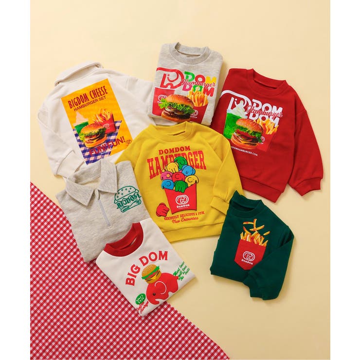 WEB限定 ドムドムハンバーガー ハーフジップトレーナー | F.O.Online Store | 詳細画像16 