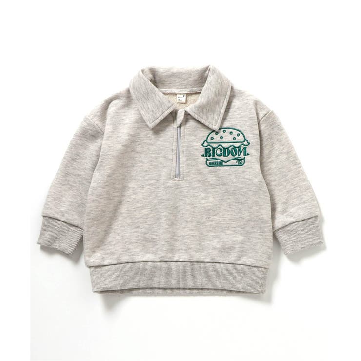 WEB限定 ドムドムハンバーガー ハーフジップトレーナー | F.O.Online Store | 詳細画像2 