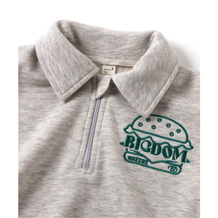 WEB限定 ドムドムハンバーガー ハーフジップトレーナー | F.O.Online Store | 詳細画像4 