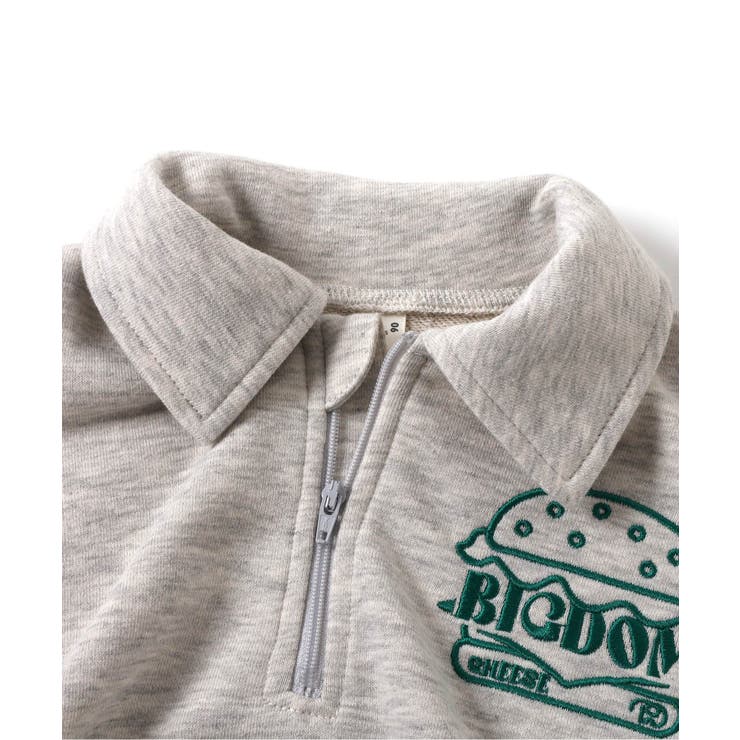 WEB限定 ドムドムハンバーガー ハーフジップトレーナー | F.O.Online Store | 詳細画像5 