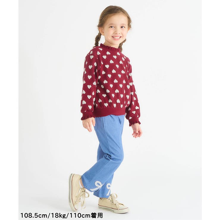 ハート・フラワージャガードトレーナー | F.O.Online Store | 詳細画像4 