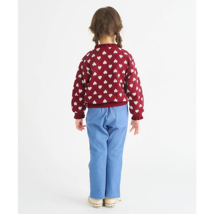 ハート・フラワージャガードトレーナー | F.O.Online Store | 詳細画像5 