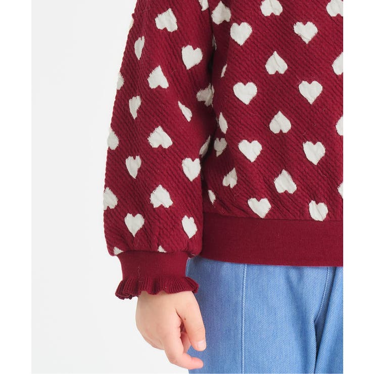 ハート・フラワージャガードトレーナー | F.O.Online Store | 詳細画像6 