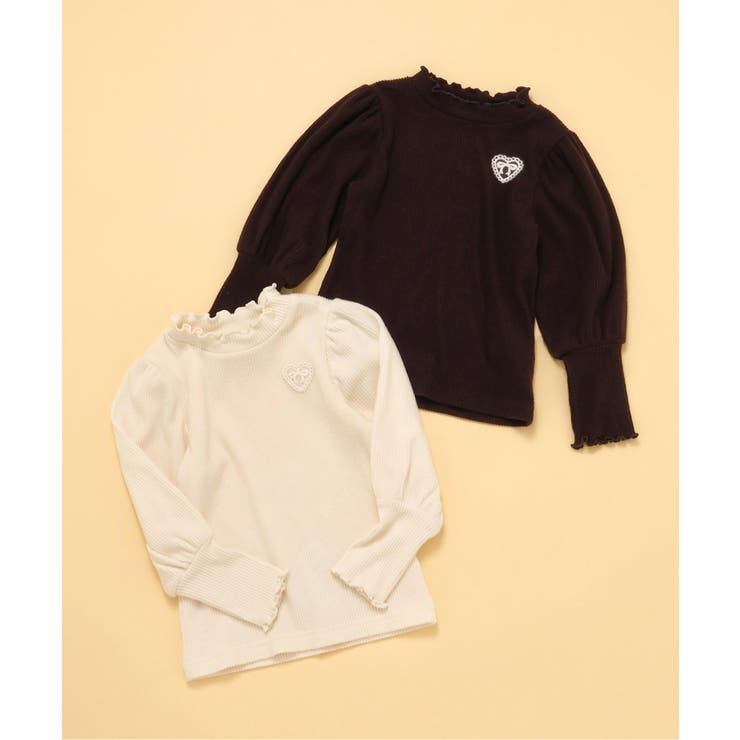 あったかパフスリーブリブトップス | F.O.Online Store | 詳細画像13 